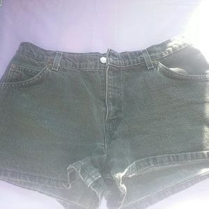 Levi black shorts. Good condition tag is 13JR